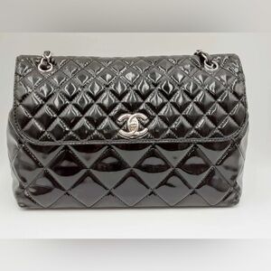 Chanel Vinyl Quilted In The Business Flap Shoulder Bag Ebexzdu